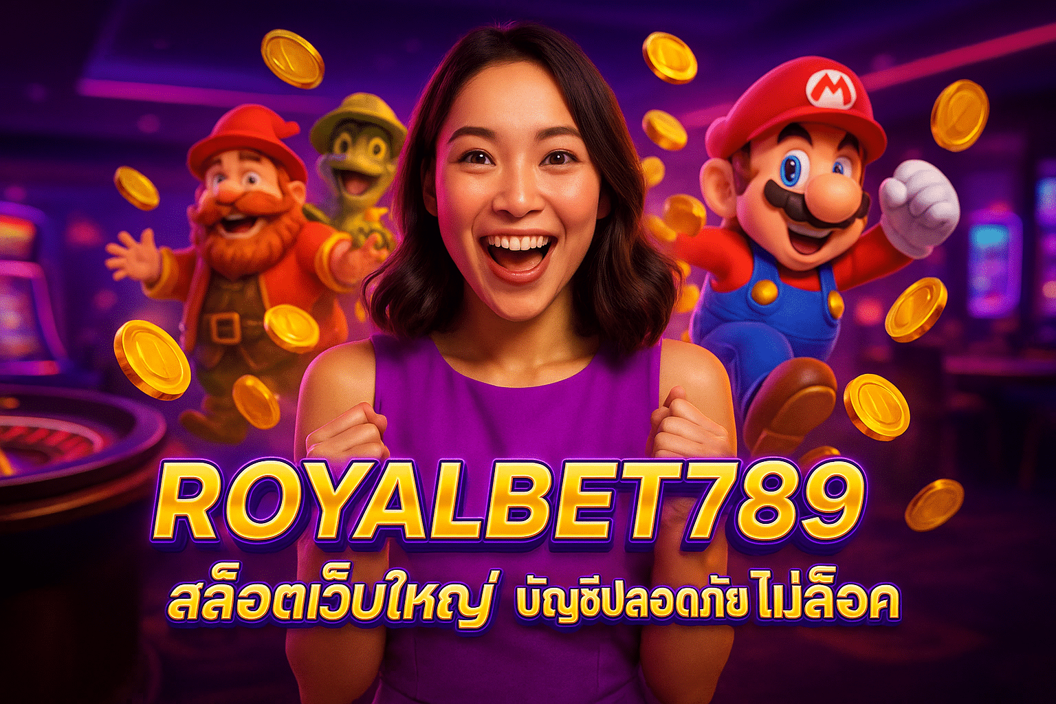 ROYALBET789 สล็อตเว็บใหญ่ บัญชีปลอดภัย ไม่ล็อค