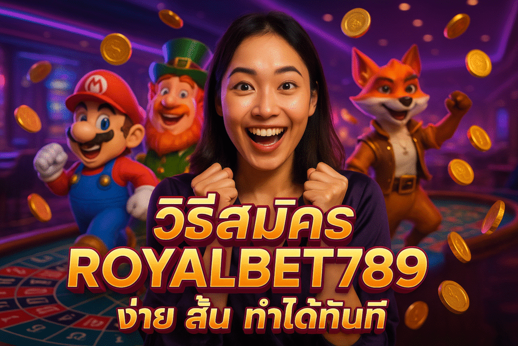วิธีสมัคร ROYALBET789 ง่าย สั้น ทำได้ทันที