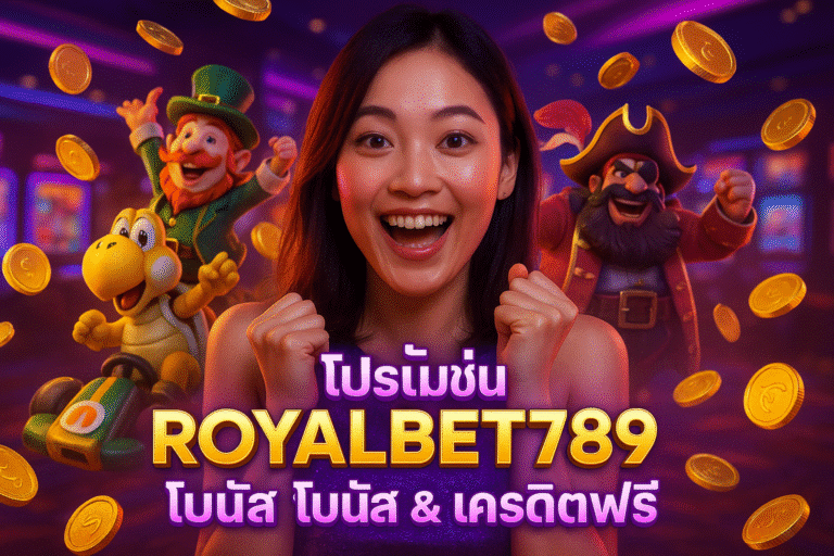 โปรโมชั่น ROYALBET789 ล่าสุด โบนัส & เครดิตฟรี